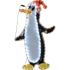 Pingouin lumineux multicolore fixe-Gifi Clearance