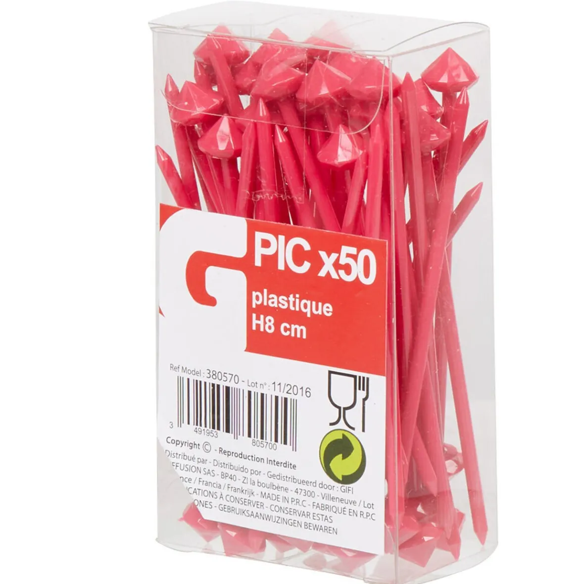 Pique à apéritif fuchsia x50-Gifi Sale