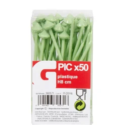 Pique à apéritif vert anis x50-Gifi Clearance