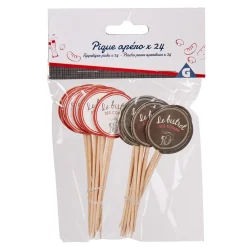 Pique apéritif Bistrot des copains X 24-Gifi Outlet