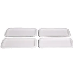 Plat à cake x4 en carton blanc 15,5x34cm-Gifi Hot