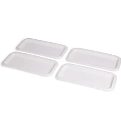 Plat à cake x4 en carton blanc 15,5x34cm-Gifi Hot
