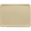 Plateau en carton blanc crème x10-Gifi
