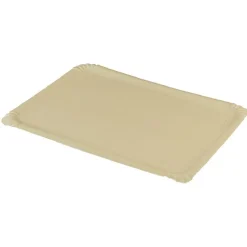 Plateau en carton blanc crème x10-Gifi
