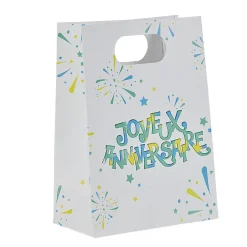 Pochette cadeau Joyeux anniversaire et feux d'artifice x 10-Gifi Hot
