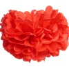 Pompon en papier rouge x3-Gifi Sale