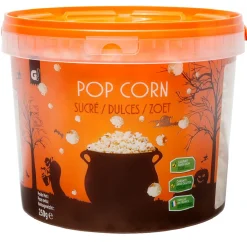Pop corn sucré dans seau à motif Halloween 250g-Gifi Discount
