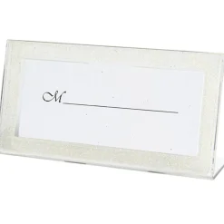 Porte nom cadre ivoire pailleté-Gifi