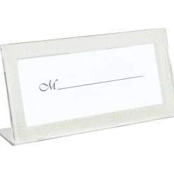 Porte nom cadre ivoire pailleté-Gifi