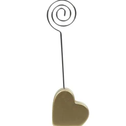 Porte nom coeur doré-Gifi Outlet