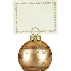 Porte nom doré x6-Gifi Discount