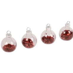 Porte nom en forme de boule de Noël x4-Gifi Sale