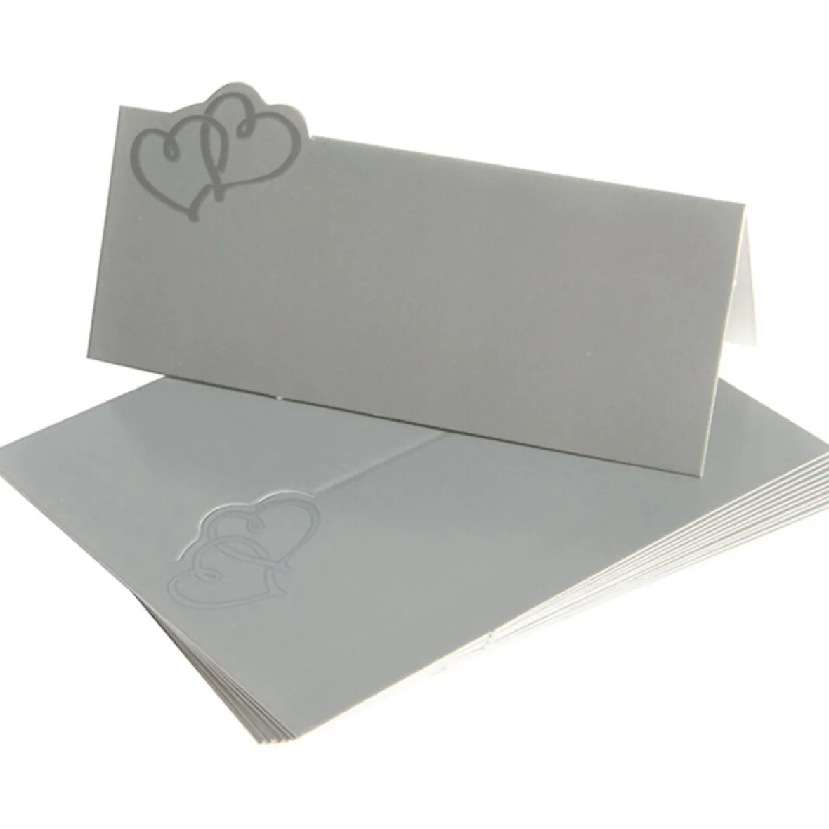 Porte nom gris x12-Gifi New