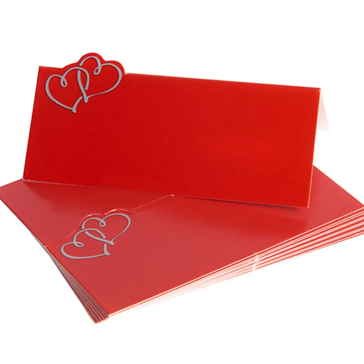 Porte nom rouge x12-Gifi Outlet