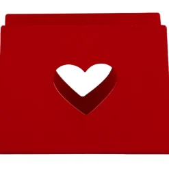 Porte serviette rouge design coeur-Gifi Hot