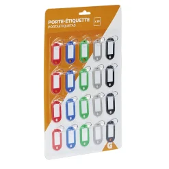 Porte-étiquette 5 couleurs x20-Gifi Sale