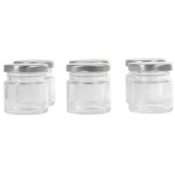 Pot à dragées en verre avec bouchon métal x6-Gifi Sale