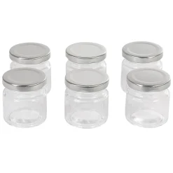 Pot à dragées en verre avec bouchon métal x6-Gifi Sale