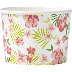 Pot à glace thème tropique x 4-Gifi New