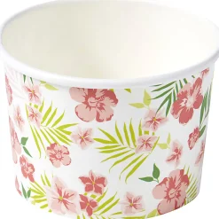 Pot à glace thème tropique x 4-Gifi New