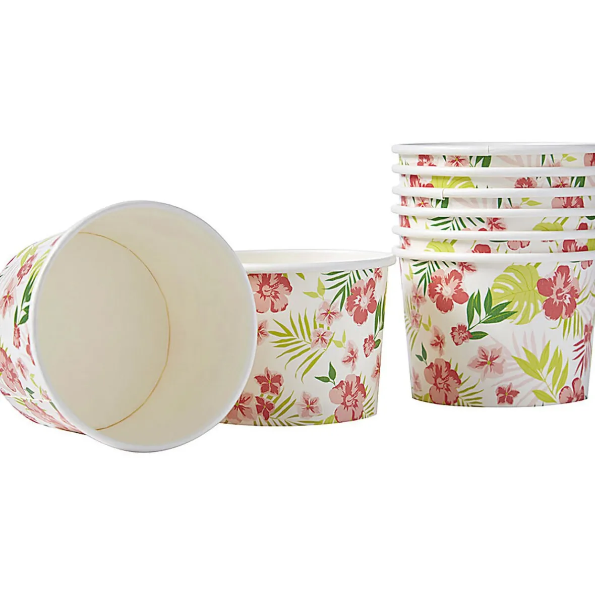 Pot à glace thème tropique x 4-Gifi New