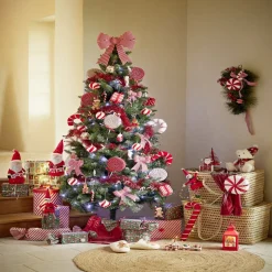 Père noël à poser en feutrine Ø14xH40cm-Gifi Clearance