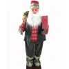 Père Noël animé et musical XL .L70 x l50 x H180 cm-Gifi New