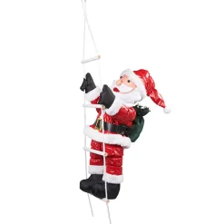 Père Noël gonflable grimpeur sur échelle-Gifi Online
