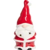 Père Noël lumineux 1LED céramique rouge et blanc H15,5cm-Gifi Sale