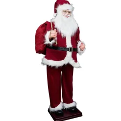 Père-Noël animé musical H180cm-Gifi Best