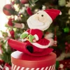 Père-Noël sur luge sonore et animé 15x20xH25cm-Gifi Online