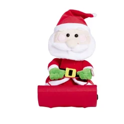 Père-Noël sur luge sonore et animé 15x20xH25cm-Gifi Online