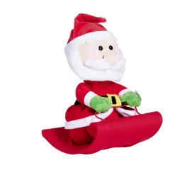 Père-Noël sur luge sonore et animé 15x20xH25cm-Gifi Online