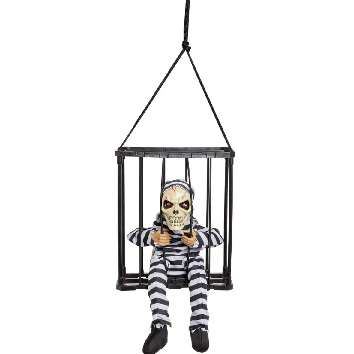 Prisonnier squelette animé décoration Halloween-Gifi Outlet