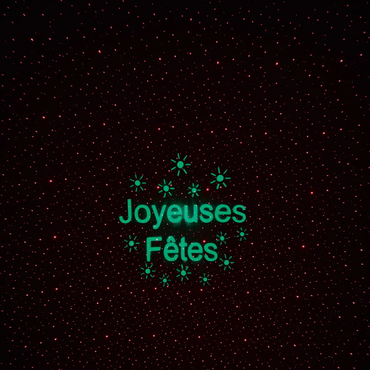 Projecteur de Noël laser design Joyeuses fêtes-Gifi Outlet