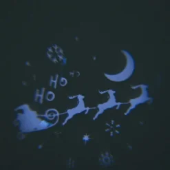 Projecteur extérieur LED solaire Noël motifs animés-Gifi Clearance