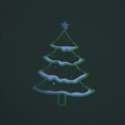 Projecteur extérieur LED solaire Noël motifs animés-Gifi Clearance