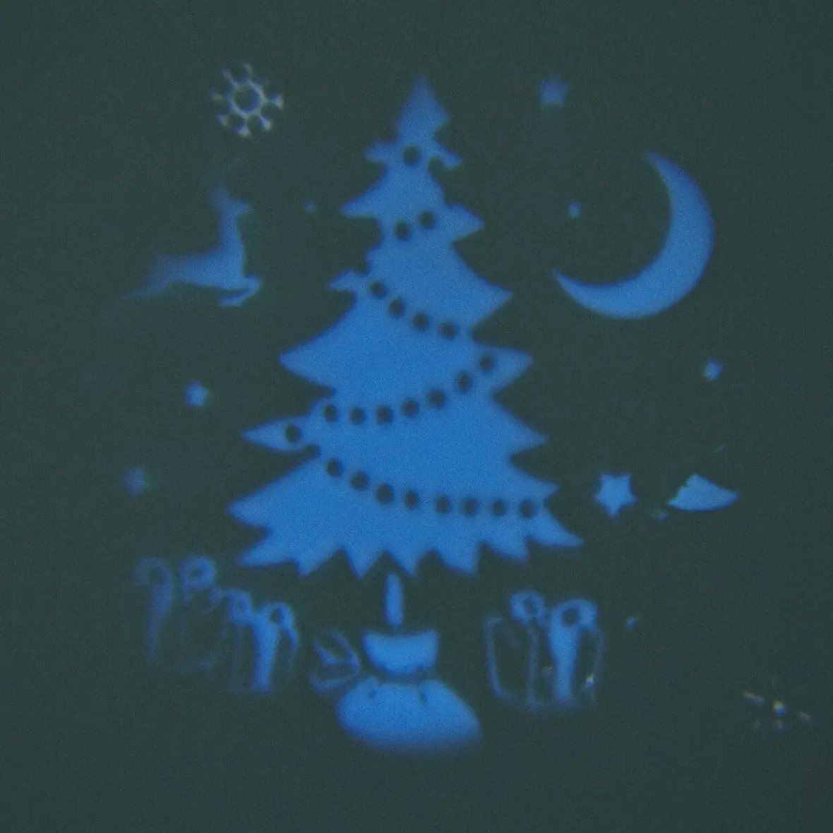 Projecteur extérieur LED solaire Noël motifs animés-Gifi Clearance