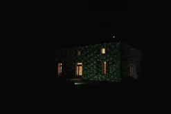 Projecteur LED 10 motifs effet chute de neige animé et fixe-Gifi