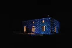 Projecteur LED 10 motifs effet chute de neige animé et fixe-Gifi