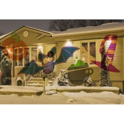 Projecteur LED animé 3 fêtes Halloween Noël et nouvel an-Gifi Best