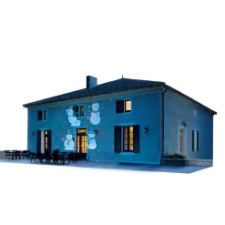 Projecteur led et laser extérieur 4 LED-Gifi Discount