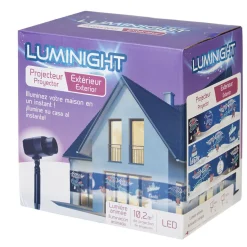 Projecteur LED extérieur animé thème hiver Noël-Gifi New