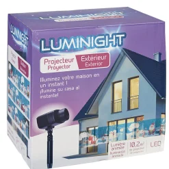Projecteur LED extérieur animé motif Père Noël-Gifi Online