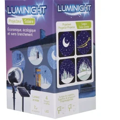 Projecteur LED solaire animé motif hiver-Gifi Sale