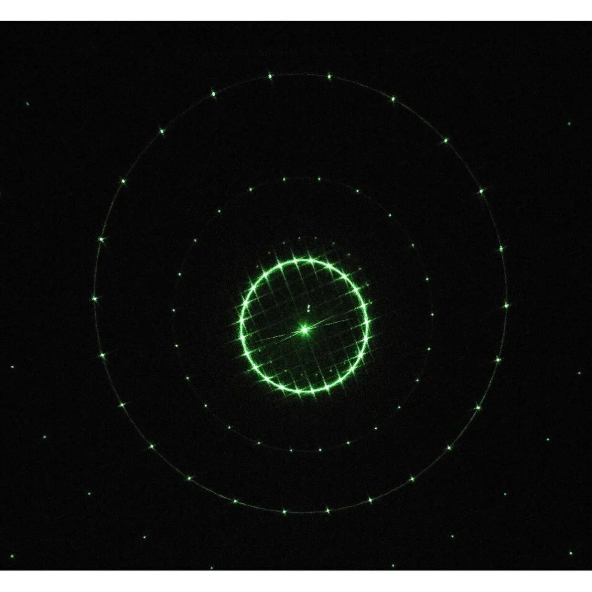 Projecteur Motion Laser Luminight tourbillons bleu et vert-Gifi New