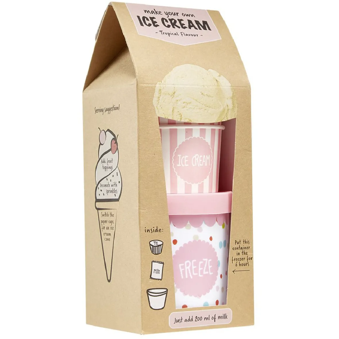 Préparation pour glace avec timbale x4-Gifi Best