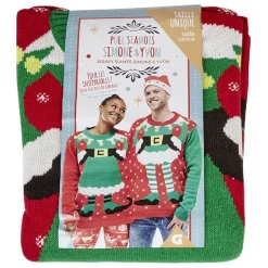 Pull de Noël adulte siamois-Gifi Outlet