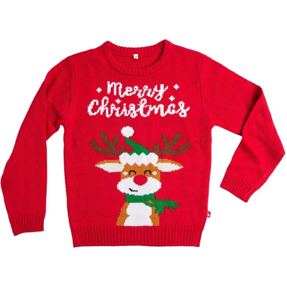 Pull Noël enfant renne Merry Christmas 6/8ans-Gifi Outlet