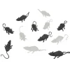 Rat noir et blanc phosphorescent x20-Gifi Outlet